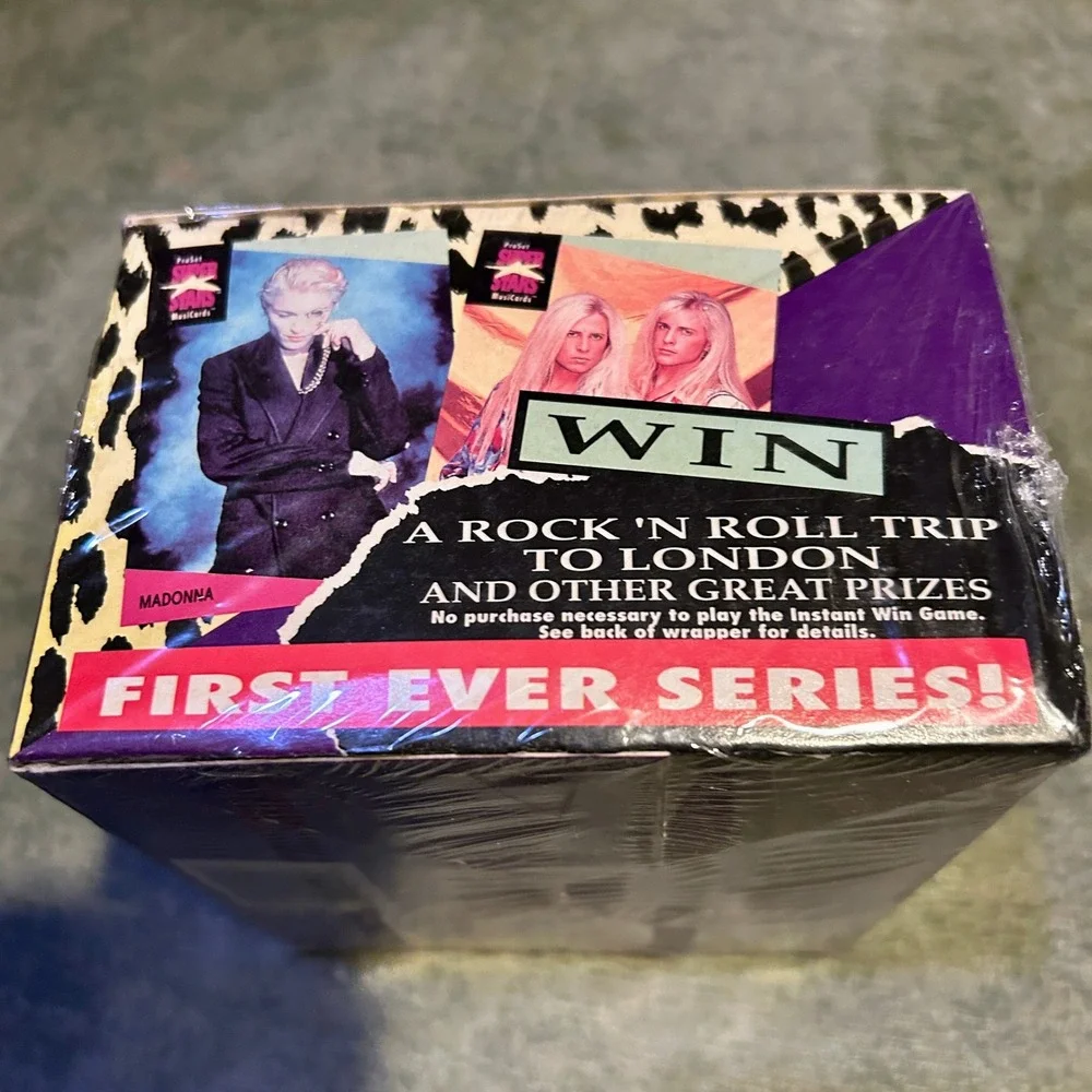 Pro Set SuperStars MusiCards Series 1991 Sealed Box Music Cards